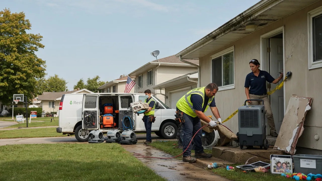 Water Damage Restoration in Driscoll, ND near me